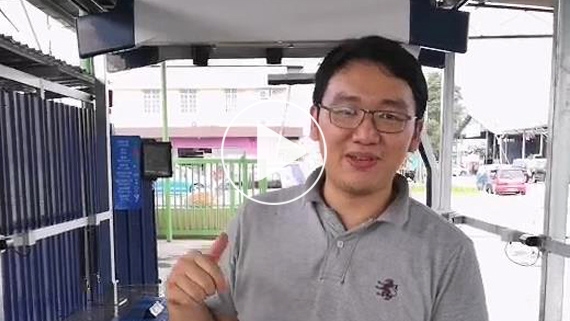 镭豹360洗车机在马来西亚哥打京那巴鲁市客户满意价评