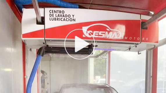 镭鹰S90洗车机在哥伦比亚CESMADI MOTORS SAS NIT投入使用