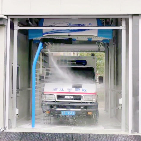 镭豹360洗车+消毒一体化自动清洗设备