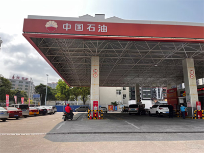 用户案例，镭翼SG仿形洗车机在广东省梅州市中国石油加油站安装完成投入使用