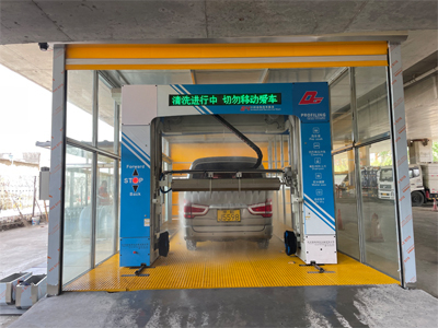 用户案例，镭翼DG仿形高压洗车机在北京市昊天昊环境公司安装完成投入使用